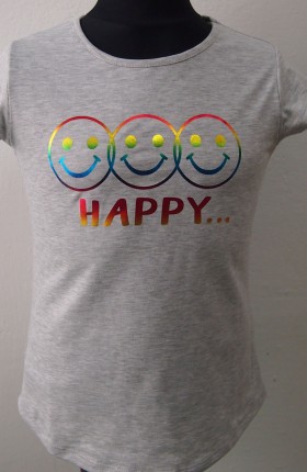 BLUZKA DZIEWCZĘCA HAPPY KR R.146-152 SALE