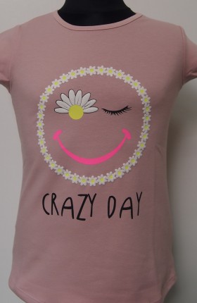 BLUZKA DZIEWCZĘCA CRAZY DAY KR R.170