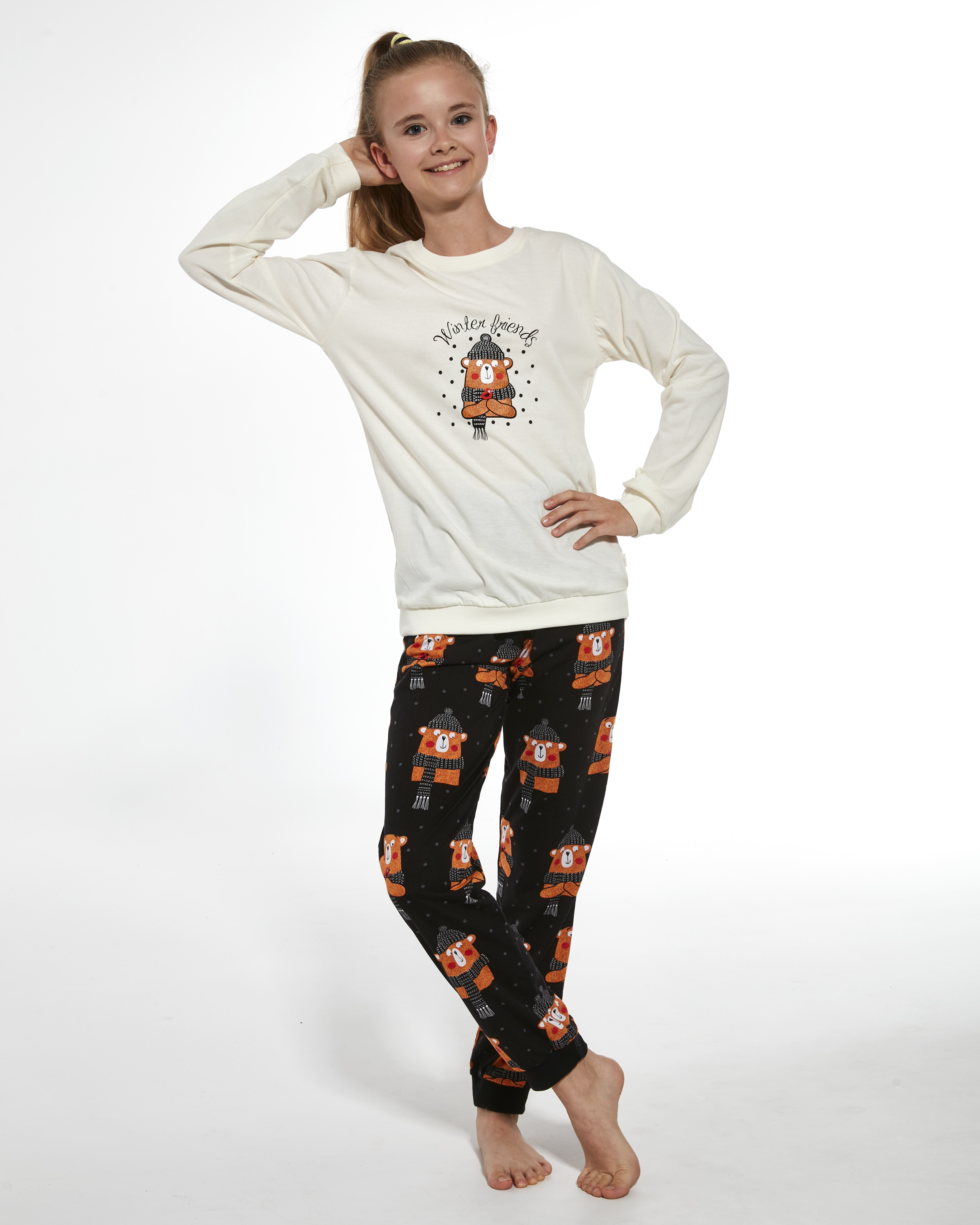 PIŻAMA GIRL KIDS 594/160 WINTER BEAR DR SALE