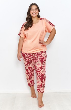 PIŻAMA BLOSSOM 2925 KR R.2XL-3XL