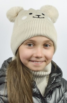 CZAPKA ZIMOWA CZ-032 DZIEWCZĘCA