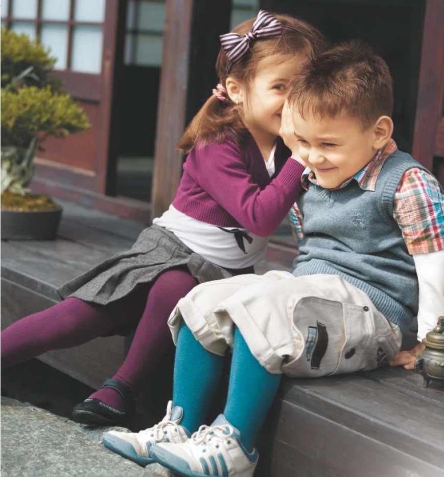 RAJSTOPY GŁADKIE KIDS 2-6 LAT