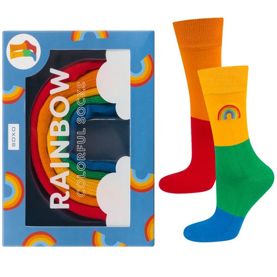 SKARPETY SOXO RAINBOW