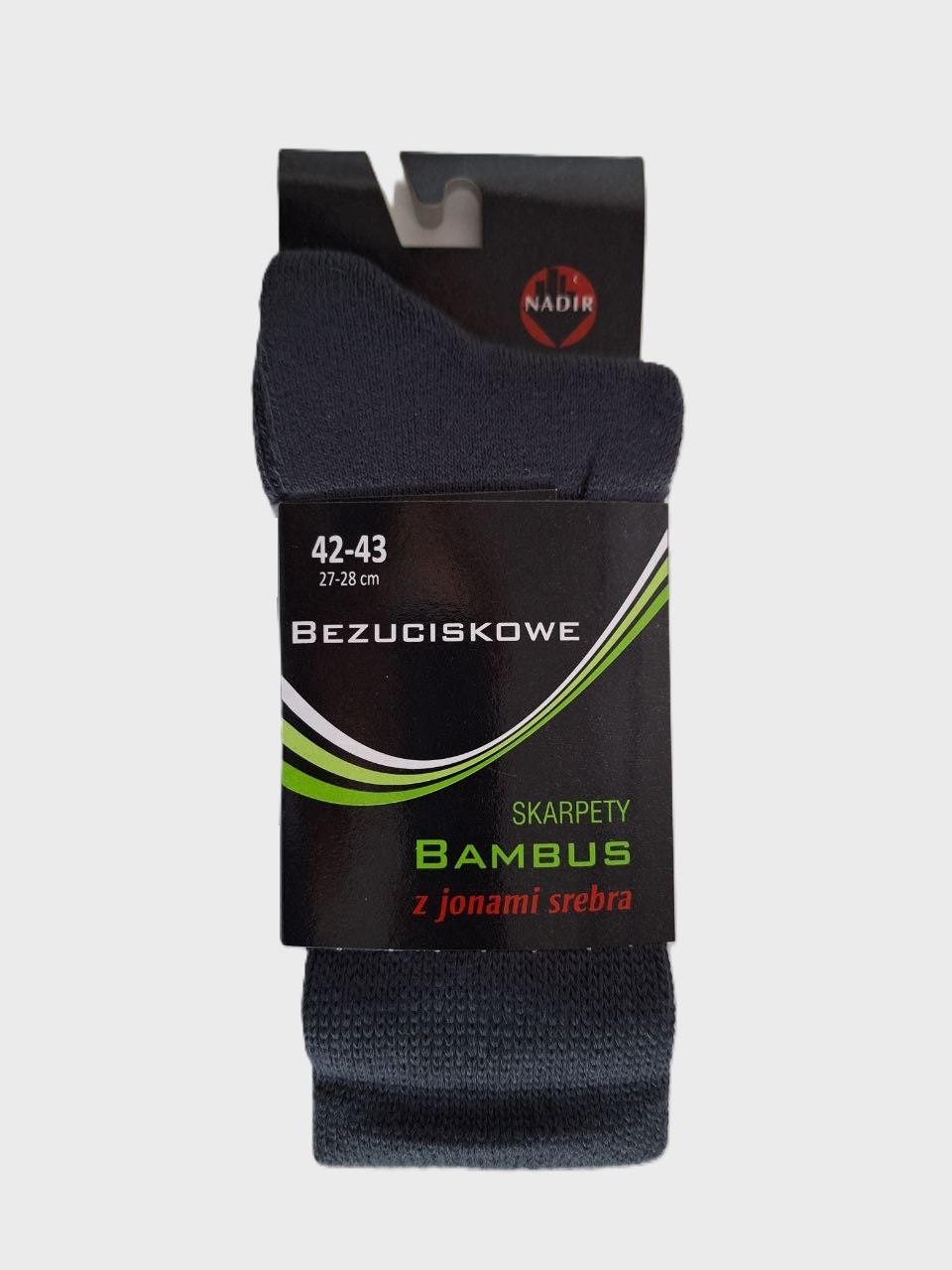 SKARPETY BEZUCISKOWE FROTTE BAMBUS AG+ JONY SREBRA