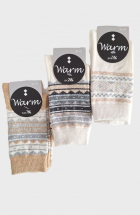 SKARPETY DAMSKIE WARM 37757 SALE