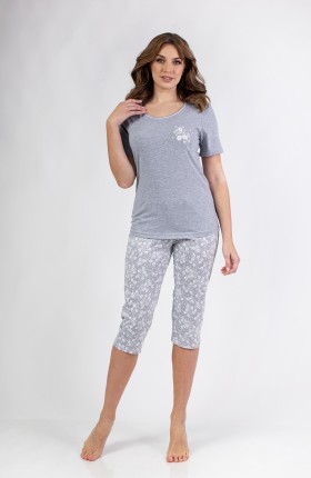 PIŻAMA DAMSKA 691A KR R.2XL-4XL