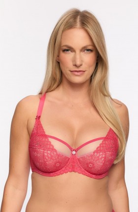 BIUSTONOSZ SEMI-SOFT CLEMENTINE BSO 1292 KORALOWY