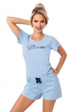 PIŻAMA DAMSKA STAR SHORT