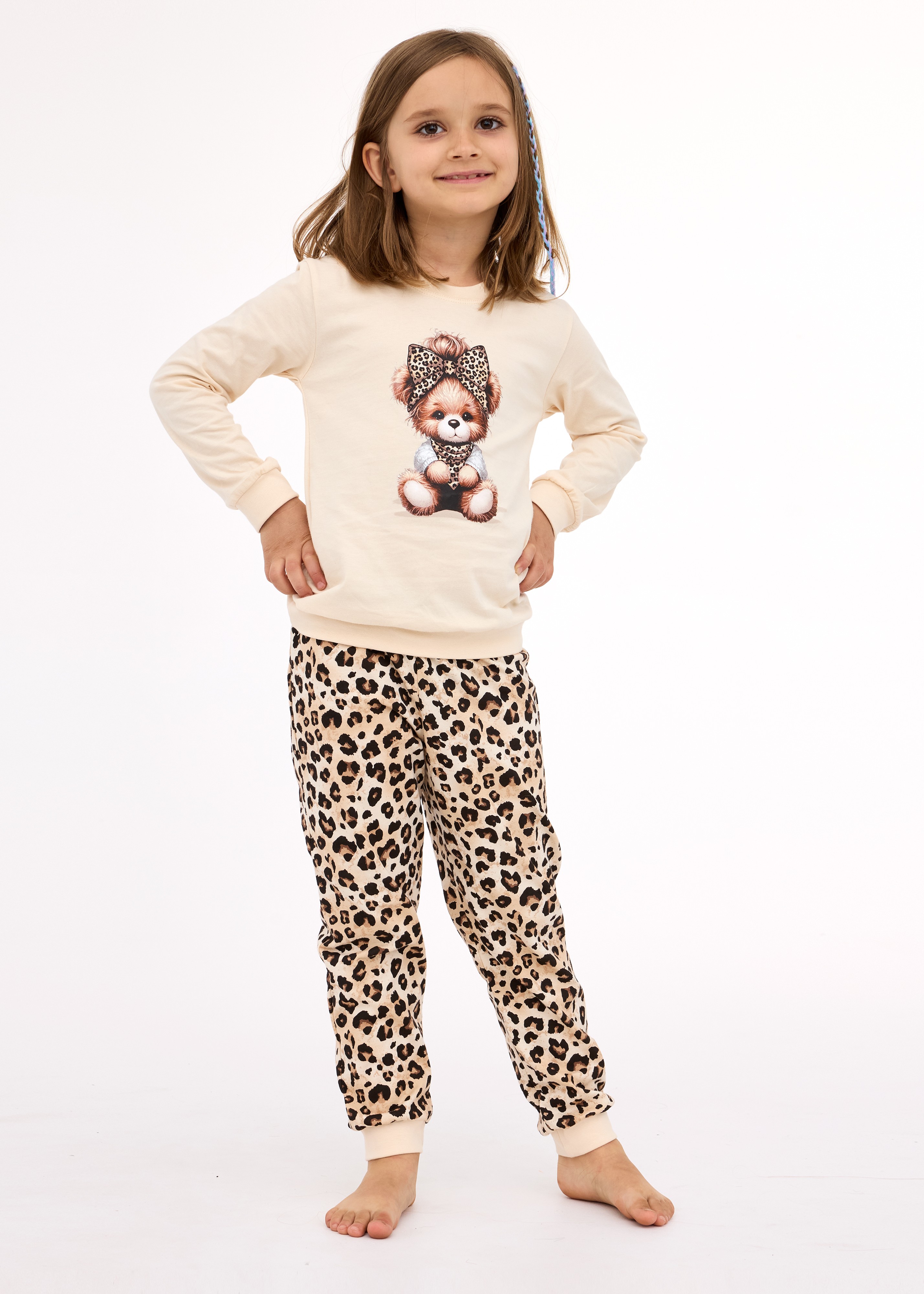 PIŻAMA GIRL KIDS 594/191 PANTHER DR