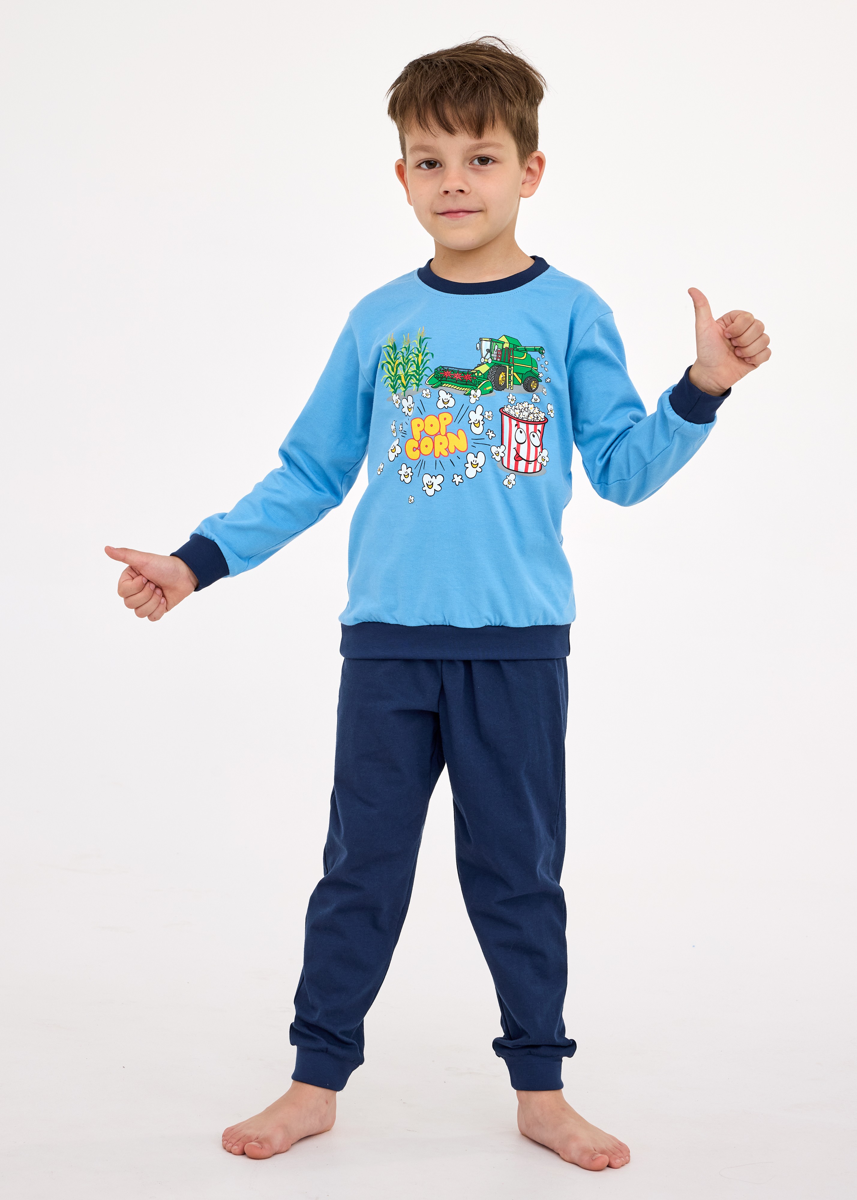 PIŻAMA BOY KIDS 593/175 POPCORN DR