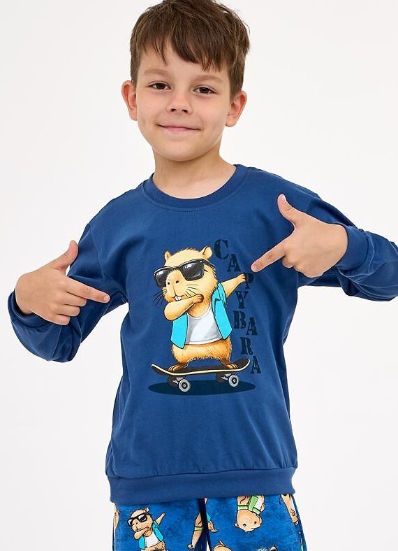 PIŻAMA BOY KIDS 593/177 CAPYBARA DR