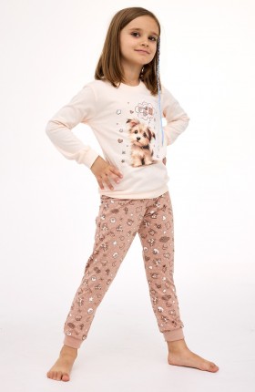 PIŻAMA GIRL KIDS 594/193 SWEET DOG DR
