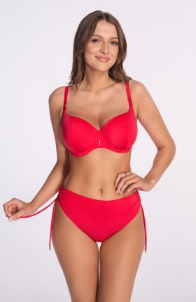 BIUSTONOSZ KĄPIELOWY HALF CUP SK 256 MAXI SCARLET
