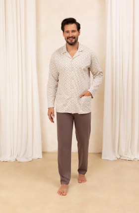 PIŻAMA MĘSKA 486 DR R.2XL