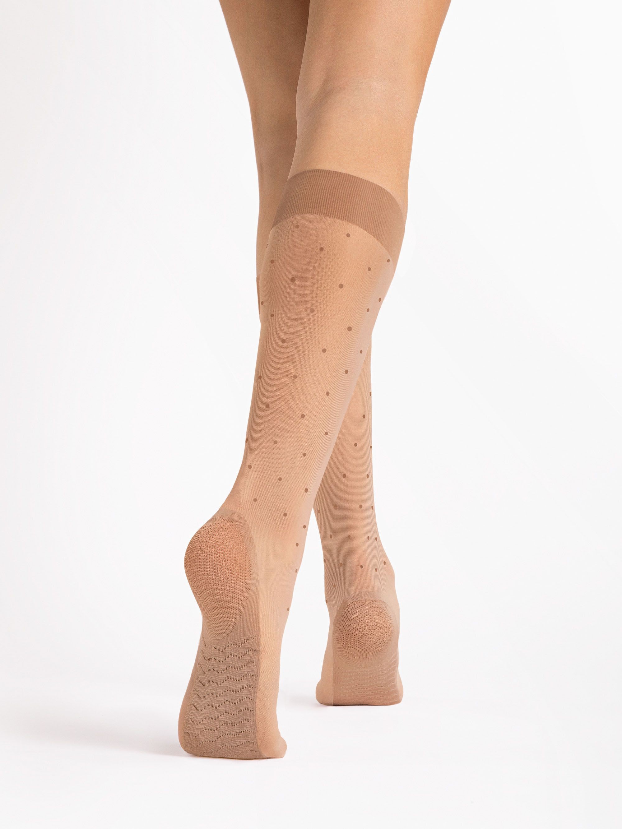 M 2106 PODKOLANÓWKI MASSAGE DOTS 20 DEN S/S 2025