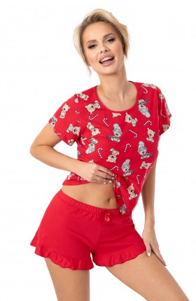 PIŻAMA DAMSKA BEAR SHORT