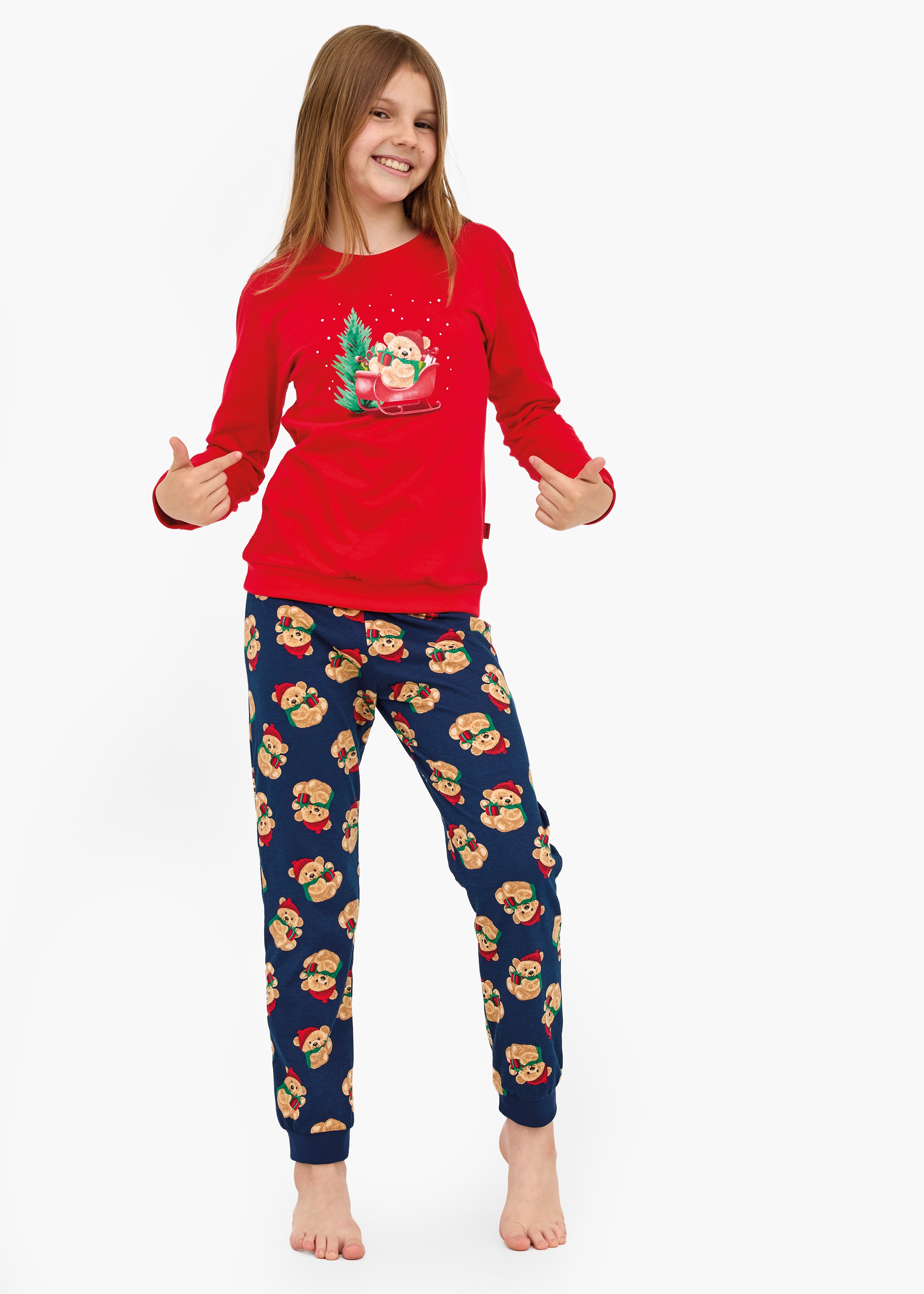 PIŻAMA GIRL YOUNG 592/186 TEDDY DR