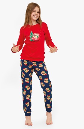 PIŻAMA GIRL YOUNG 592/186 TEDDY 2