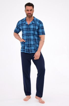 PIŻAMA MĘSKA 318/58 KR R.3XL-5XL
