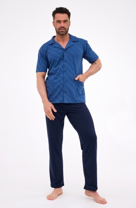 PIŻAMA MĘSKA 318/57 KR R.3XL-5XL