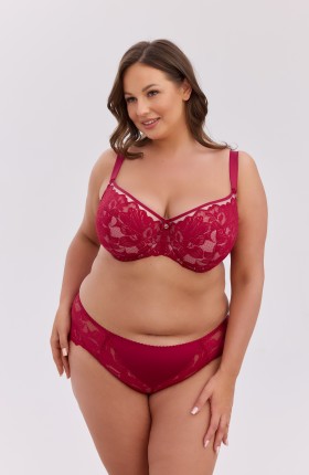 BIUSTONOSZ SEMI-SOFT MARY MAXI BSO 1372 BORDOWY