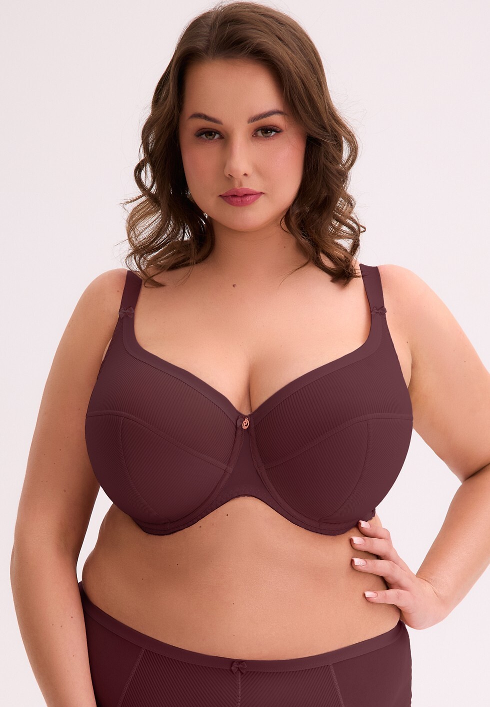 BIUSTONOSZ SEMI-SOFT SONIA MAXI BSM 1058 WINO
