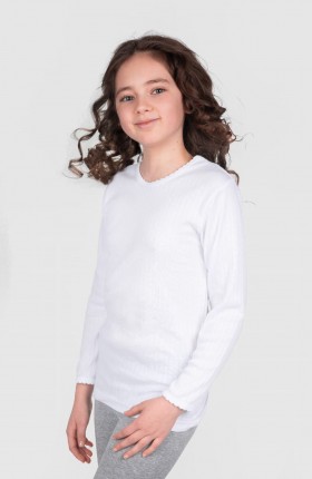 PODKOSZULEK DZIEWCZĘCY 1013 DR R.146-158 SALE