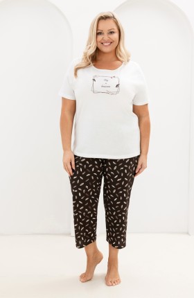 PIŻAMA DAMSKA 733A KR R.2XL