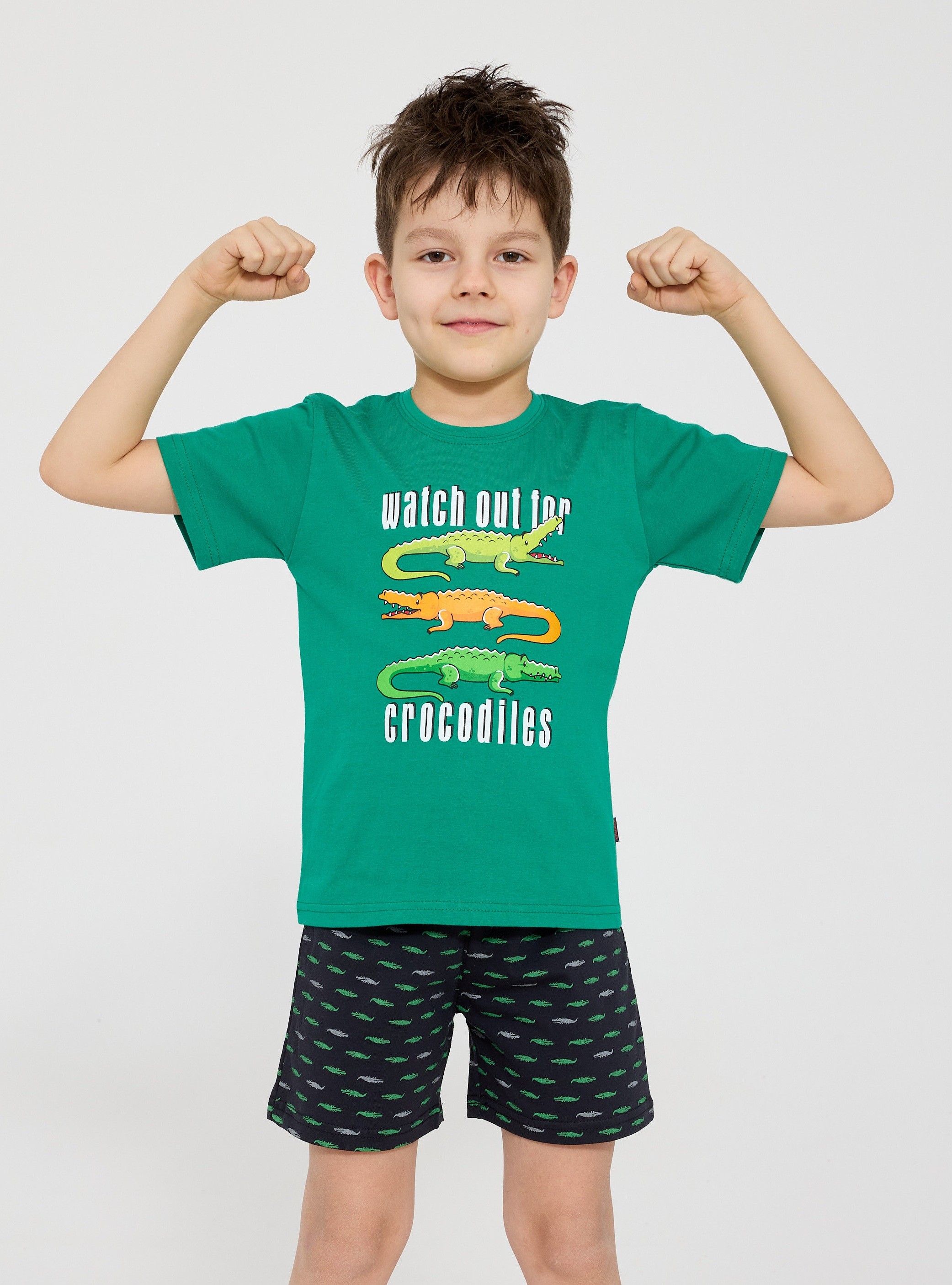 PIŻAMA BOY KIDS 789/125 CROCODILES KR