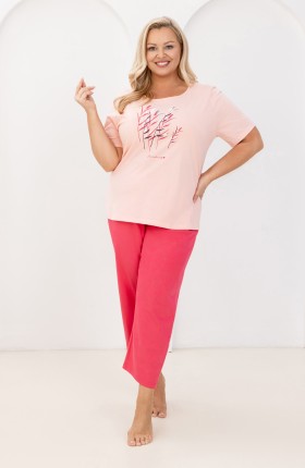 PIŻAMA DAMSKA 740 KR R.2XL-3XL