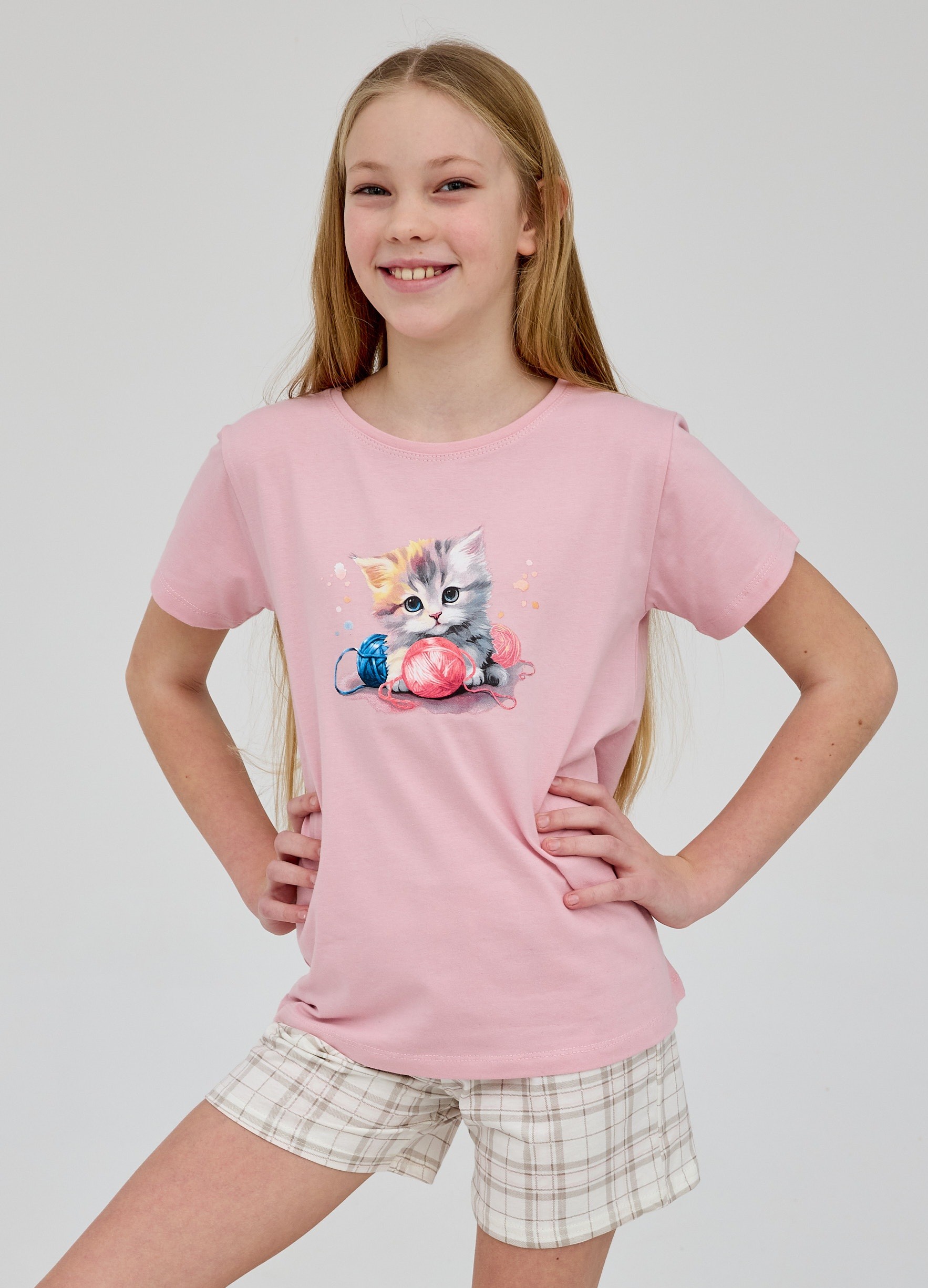 PIŻAMA GIRL YOUNG 788/122 KITTY 2 KR