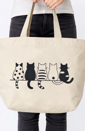 TORBA Z NADRUKIEM AT-005 KOTY