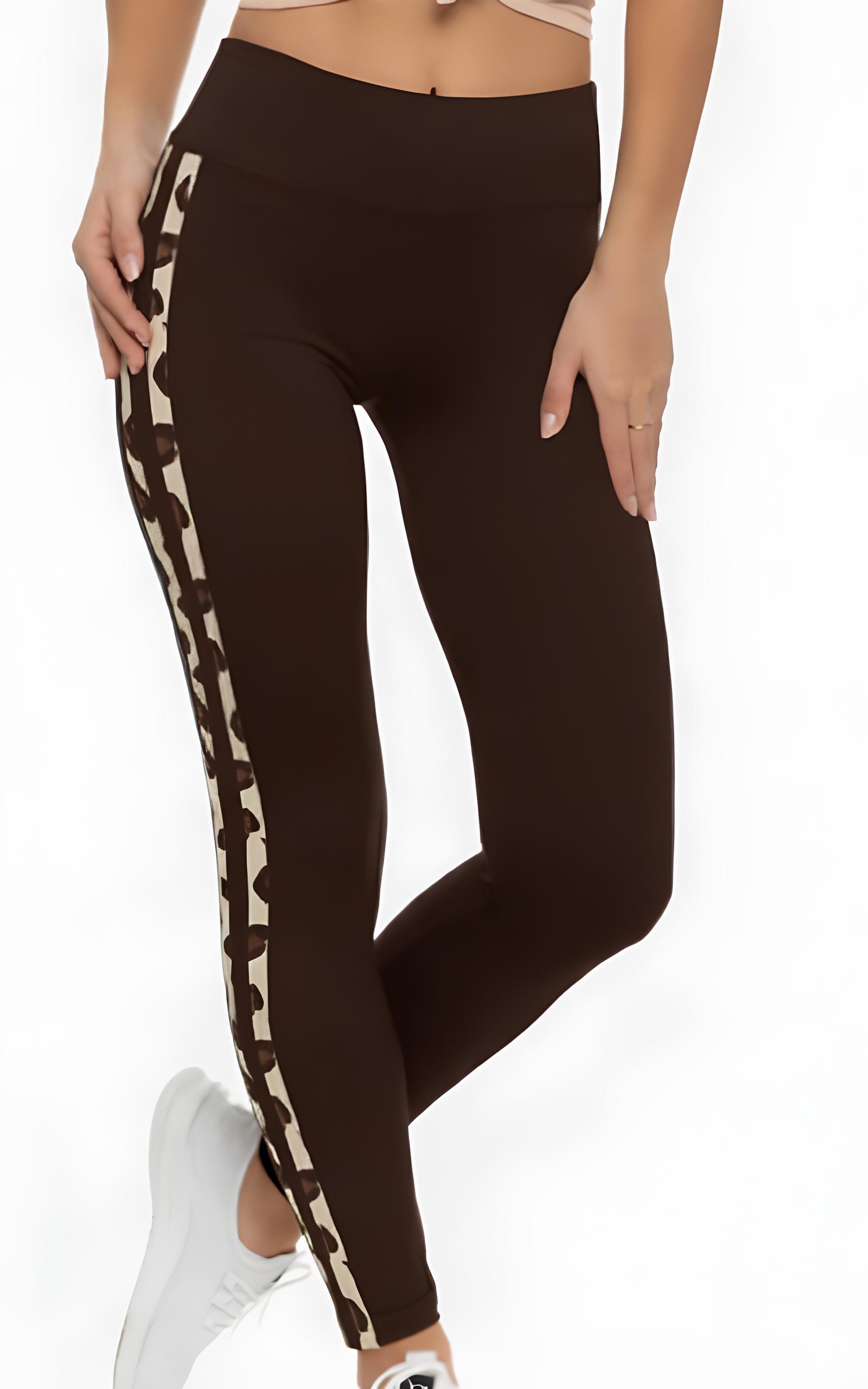 LEGGINSY WZOROWANE LE007