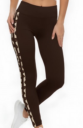 LEGGINSY WZOROWANE LE007