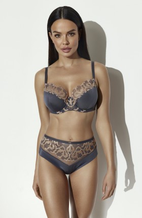 BIUSTONOSZ SEMI SOFT AV 2277 GRAPHITE MAXI