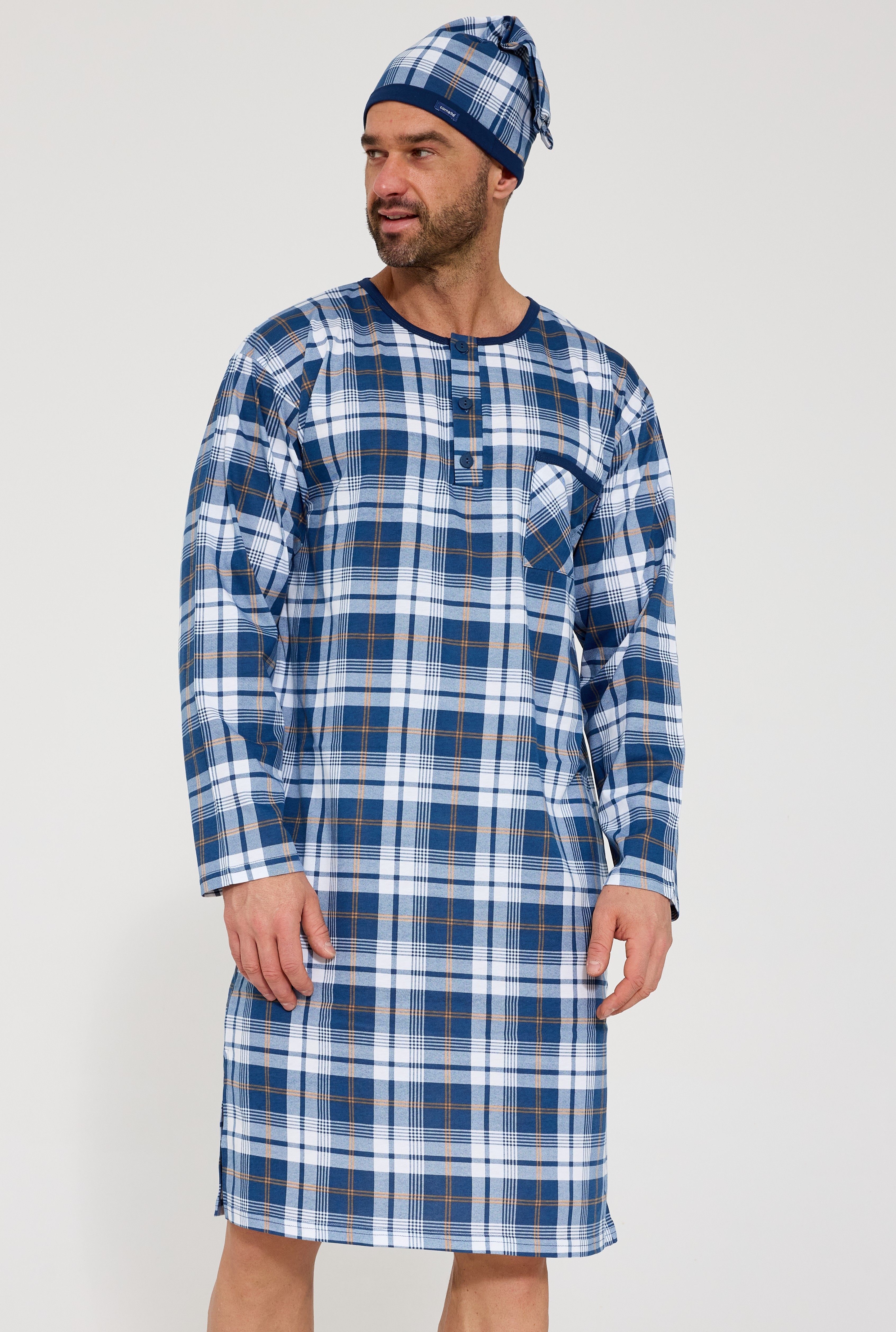 KOSZULA NOCNA MĘSKA 110/37 DR R.3XL-5XL