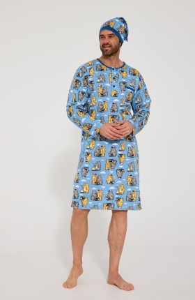 KOSZULA NOCNA MĘSKA 110/36 DR R.3XL-5XL