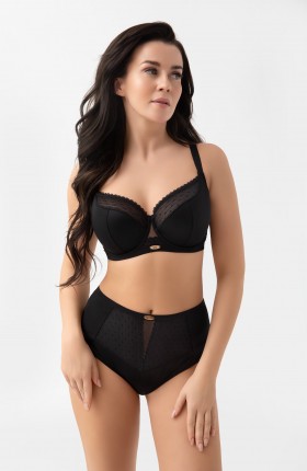 BIUSTONOSZ SEMI SOFT DOTTI G021 CZARNY