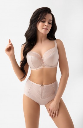 BIUSTONOSZ SEMI SOFT DOTTI G021 BEŻOWY