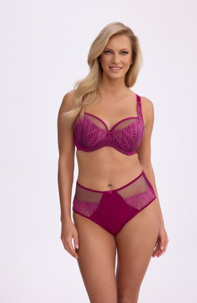 BIUSTONOSZ SEMI-SOFT MARIANA BS 1384 BORDOWY