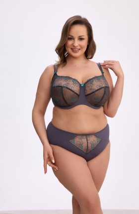 BIUSTONOSZ SOFT RENATA MAXI BSM 1380 SZARY