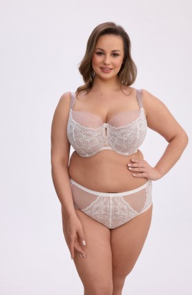 BIUSTONOSZ SEMI-SOFT ROCIO MAXI BSM 1387 ECRU/BRĄZOWY