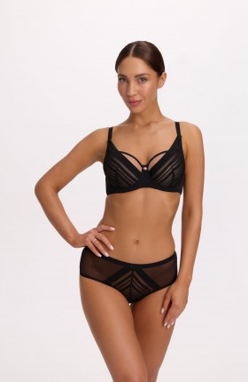 BIUSTONOSZ SEMI-SOFT ALICIA BS 1395 CZARNY