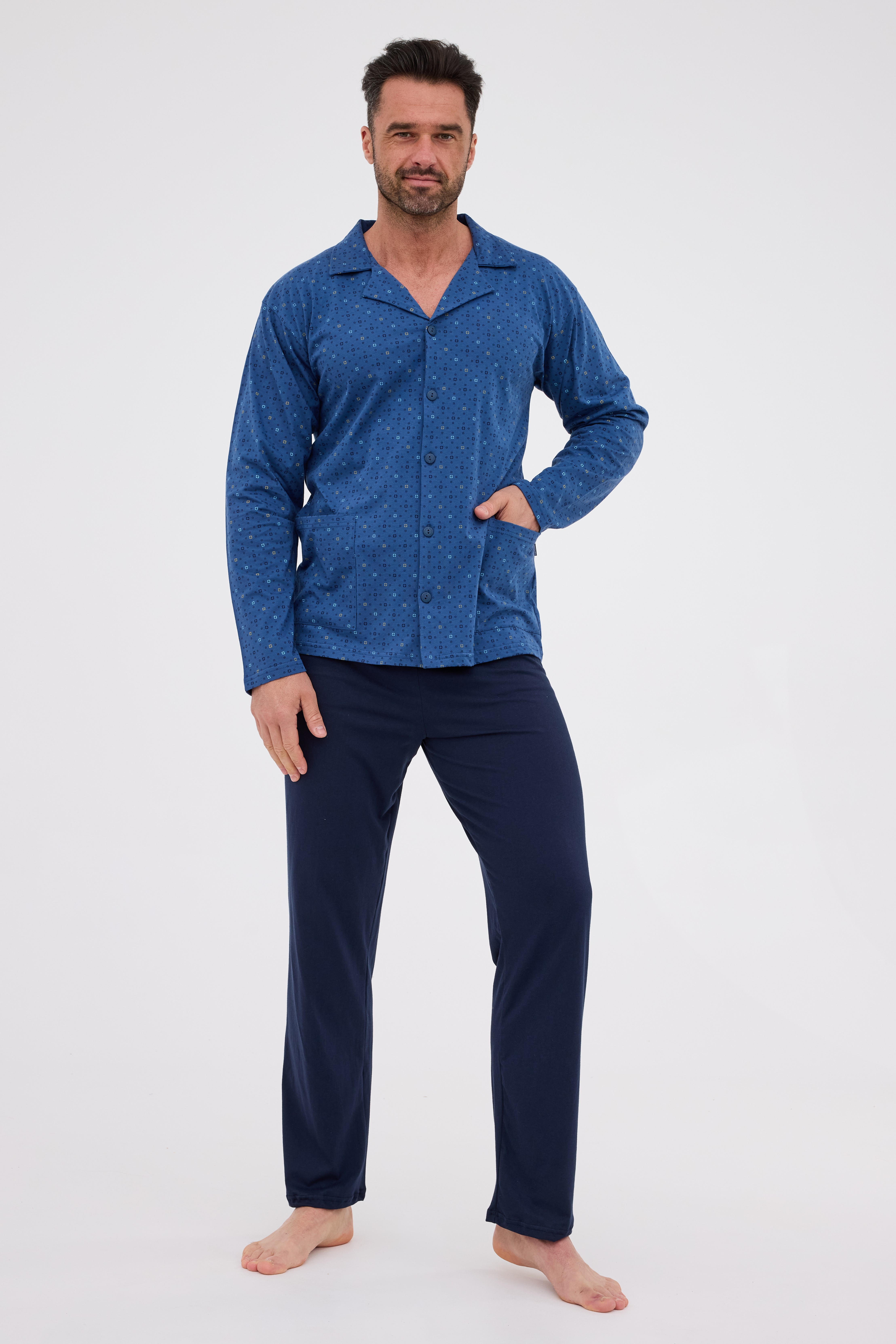 PIŻAMA MĘSKA 114/78 DR R.3XL-5XL