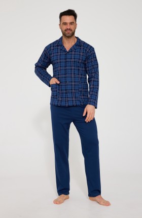 PIŻAMA MĘSKA 114/84 DR R.3XL-5XL