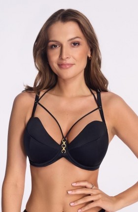 BIUSTONOSZ KĄPIELOWY PUSH UP SK 255 BLACK