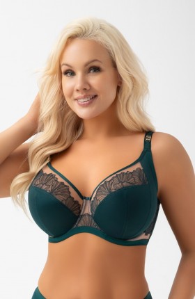 BIUSTONOSZ SOFT AISHA G034 ZIELONY