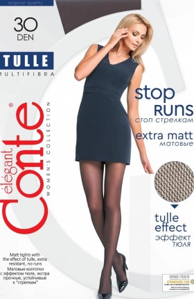 RAJSTOPY TULLE 30 DEN R.5