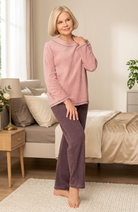 PIŻAMA IRENA III FROTTE DR R.M-3XL