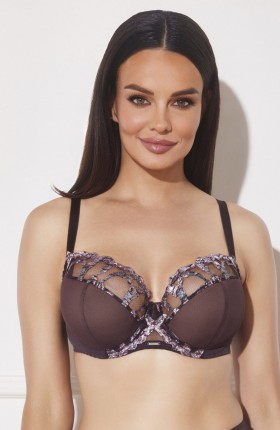 BIUSTONOSZ AV 2320 SEMI SOFT DARK TRUFFLE MAXI